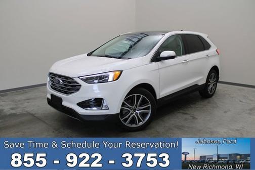 STAR WHITE 2024 Ford Edge TITANIUM