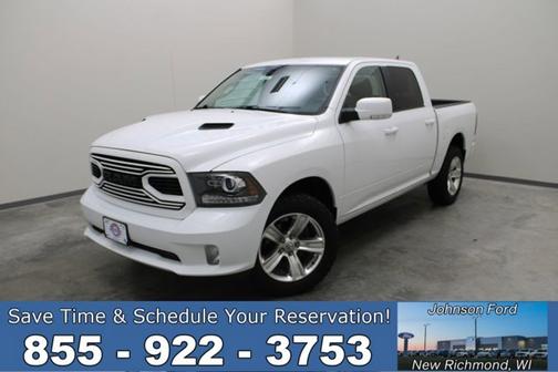 Bright White Clearcoat 2018 RAM 1500 SPORT