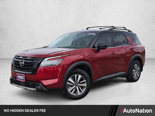 Scarlet Ember Tintcoat/Super Black 2022 Nissan Pathfinder SL 2WD