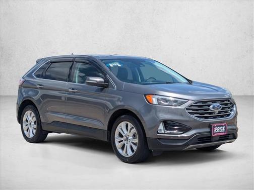 Carbonized Gray Metallic 2022 Ford Edge Titanium