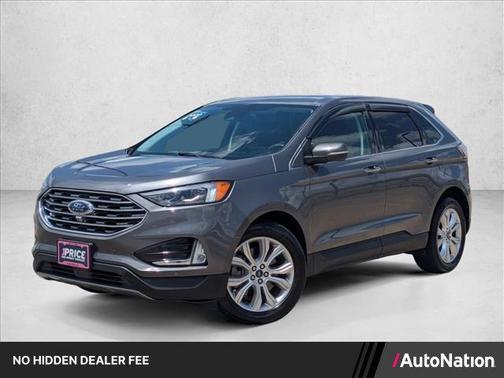 Carbonized Gray Metallic 2022 Ford Edge Titanium