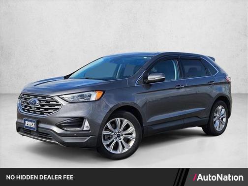 Carbonized Gray Metallic 2022 Ford Edge Titanium