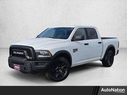 Bright White Clearcoat 2024 RAM 1500 Classic Warlock Crew Cab 4x2 5'7' Box