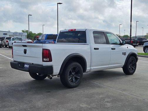 Bright White Clearcoat 2024 RAM 1500 Classic Warlock Crew Cab 4x2 5'7' Box