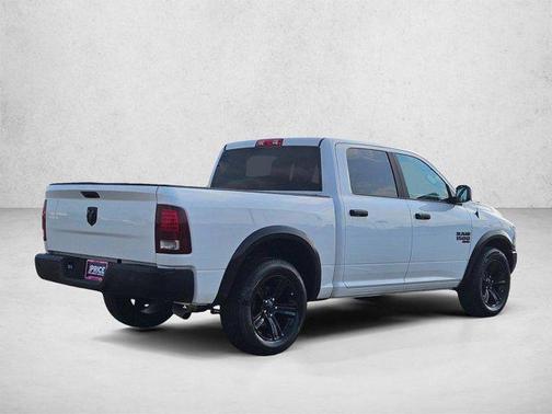 Bright White Clearcoat 2024 RAM 1500 Classic Warlock Crew Cab 4x2 5'7' Box