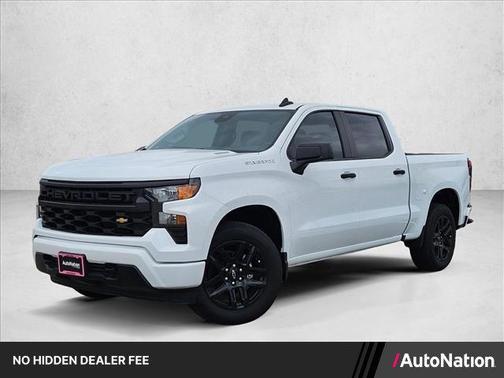 Summit White 2026 Chevrolet Silverado 1500 Custom