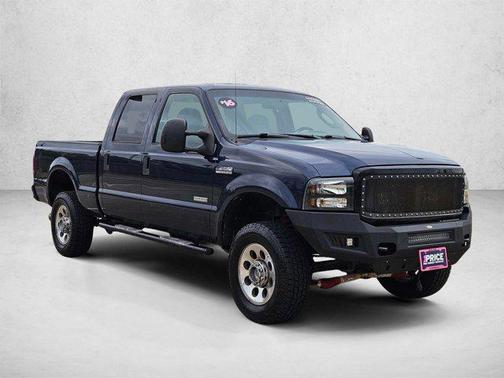 Blue 2006 Ford F-350 XL Crew Cab