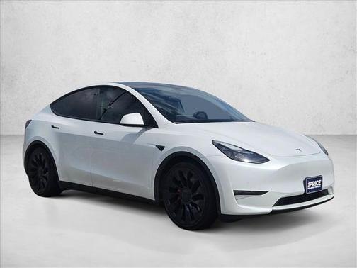 Pearl White Multi-Coat 2022 Tesla Model Y Performance Dual Motor All-Wheel Drive