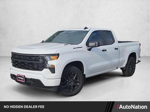 Summit White 2026 Chevrolet Silverado 1500 Custom