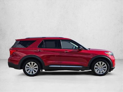 Rapid Red Metallic Tinted Clearcoat 2023 Ford Explorer Limited