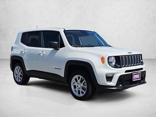 Alpine White Clearcoat 2023 Jeep Renegade Latitude