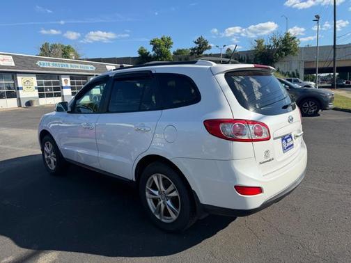 White 2012 Hyundai SANTA FE Limited