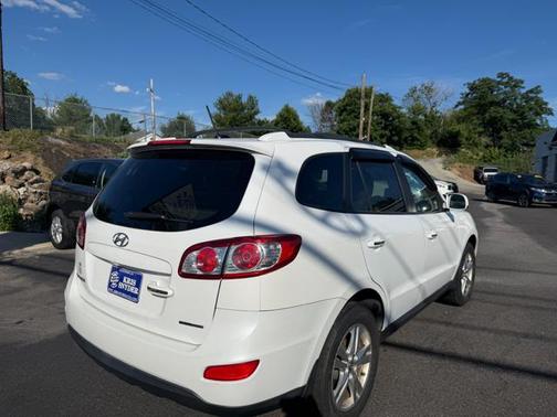 White 2012 Hyundai SANTA FE Limited