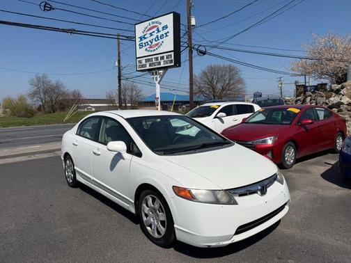 Taffeta White 2008 Honda Civic LX