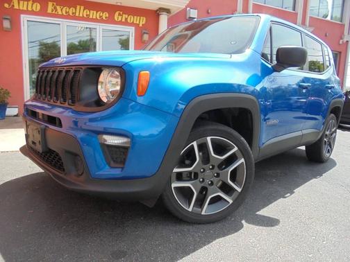 Brilliant Blue Metallic Clear Coat 2020 Jeep Renegade Jeepster 4x4