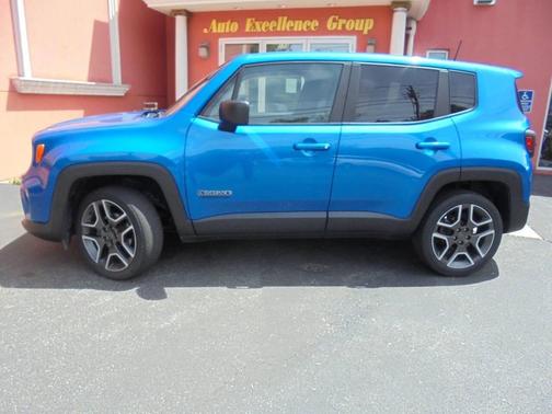Brilliant Blue Metallic Clear Coat 2020 Jeep Renegade Jeepster 4x4