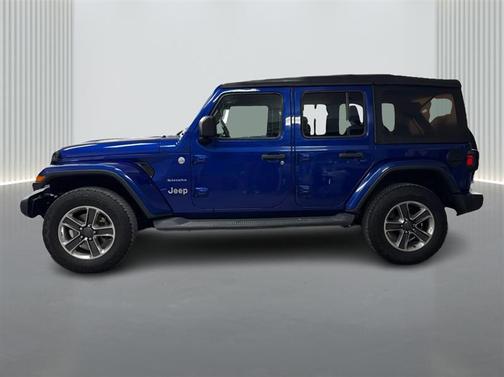 Ocean Blue Metallic Clearcoat 2018 Jeep Wrangler Unlimited Sahara