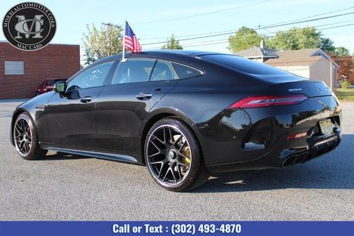 Obsidian Black Metallic 2023 Mercedes-Benz AMG GT 63 S 4-Door