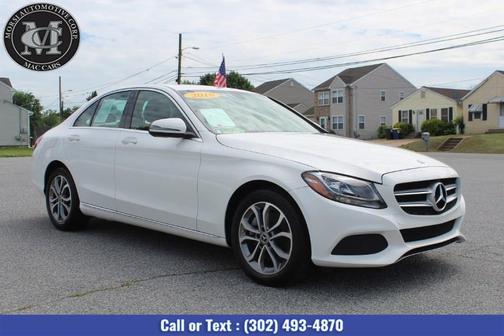 Polar White 2018 Mercedes-Benz C-Class C 300 4MATIC