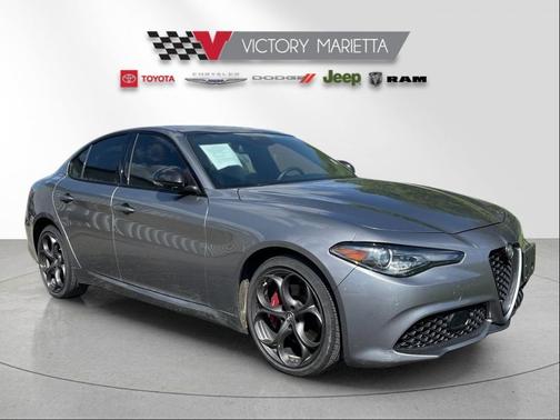 Gray Metallic 2021 Alfa Romeo Giulia Ti