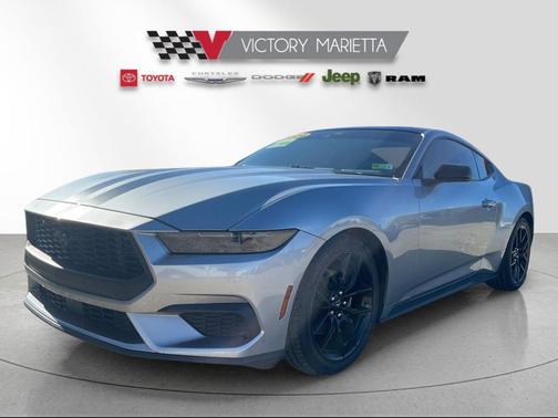 Iconic Silver Metallic 2024 Ford Mustang EcoBoost