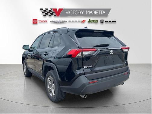 Midnight Black Metallic 2025 Toyota RAV4 Hybrid LE