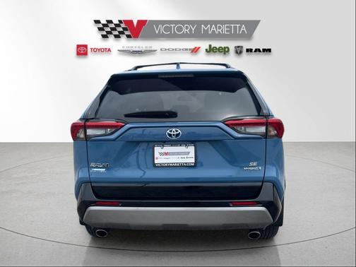 Cavalry Blue 2024 Toyota RAV4 Hybrid SE