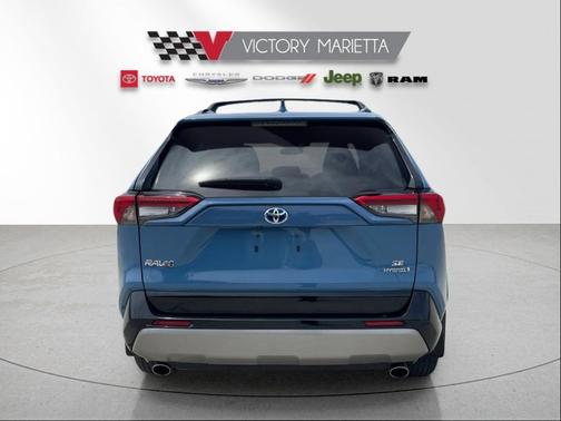 Cavalry Blue 2024 Toyota RAV4 Hybrid SE
