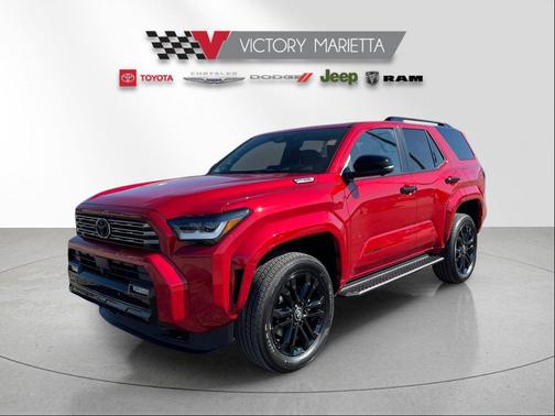 Supersonic Red 2026 Toyota 4Runner Hybrid Platinum