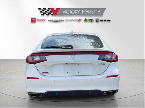 Platinum White 2022 Honda Civic Sport Touring