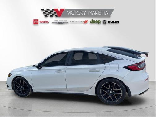 Platinum White 2022 Honda Civic Sport Touring