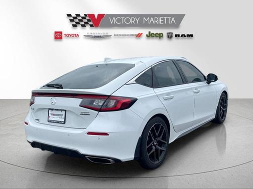 Platinum White 2022 Honda Civic Sport Touring