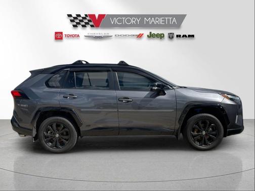 Magnetic Gray Metallic 2023 Toyota RAV4 Hybrid SE