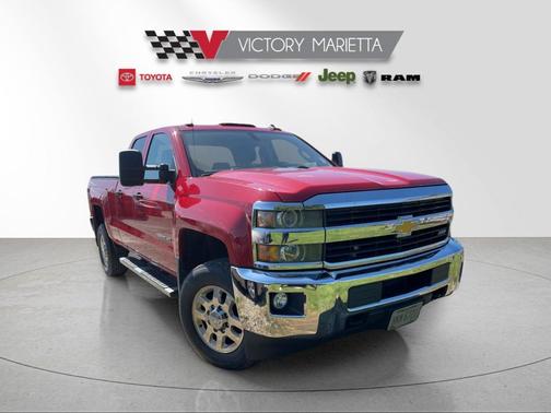 Red 2015 Chevrolet Silverado 2500 LT