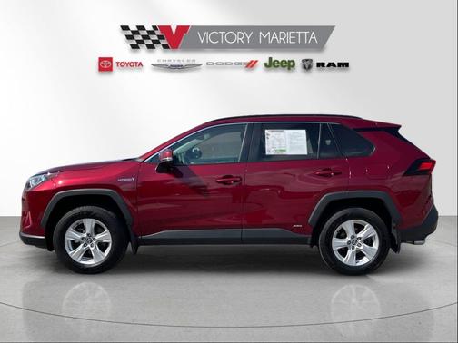 Ruby Flare Pearl 2020 Toyota RAV4 Hybrid XLE