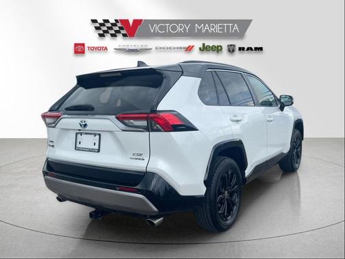 Midnight Black Metallic 2023 Toyota RAV4 Hybrid SE