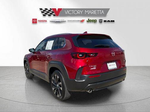 Soul Red Crystal Metallic 2025 Mazda CX-50 Hybrid Premium Plus Package