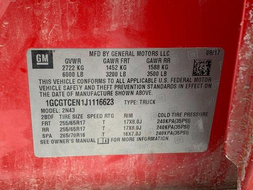 2018 Chevrolet Colorado LT