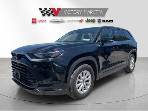 Midnight Black Metallic 2025 Toyota Grand Highlander XLE