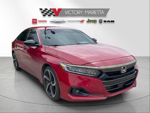 Radiant Red Metallic 2022 Honda Accord Sport SE 1.5T