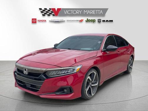 Radiant Red Metallic 2022 Honda Accord Sport SE 1.5T