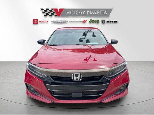 Radiant Red Metallic 2022 Honda Accord Sport SE 1.5T