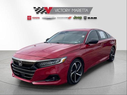 Radiant Red Metallic 2022 Honda Accord Sport SE 1.5T