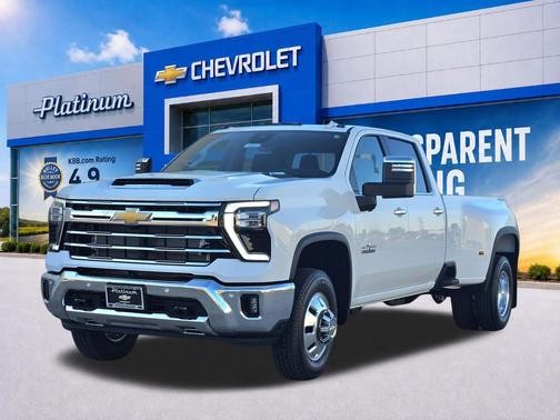 Summit White 2026 Chevrolet Silverado 3500 LTZ
