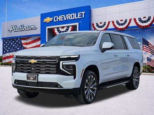 Polar White Tricoat 2026 Chevrolet Suburban High Country, 4WD