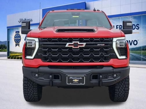 Red Hot 2025 Chevrolet Silverado 2500 4WD Crew Cab Standard Bed ZR2
