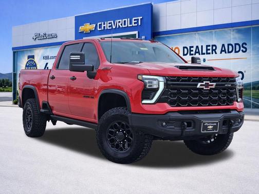 Red Hot 2025 Chevrolet Silverado 2500 4WD Crew Cab Standard Bed ZR2
