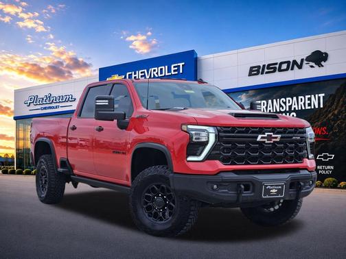 Red Hot 2025 Chevrolet Silverado 2500 4WD Crew Cab Standard Bed ZR2