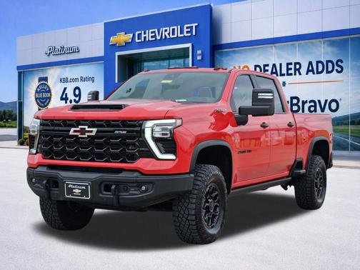 Red Hot 2025 Chevrolet Silverado 2500 4WD Crew Cab Standard Bed ZR2