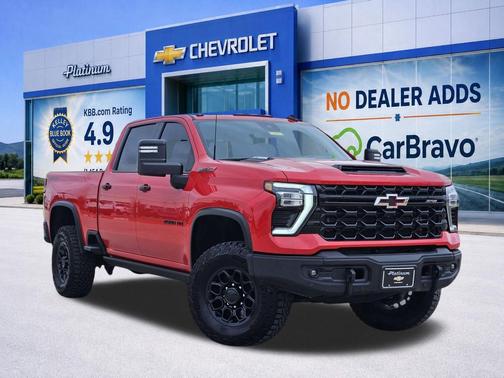 Red Hot 2025 Chevrolet Silverado 2500 4WD Crew Cab Standard Bed ZR2
